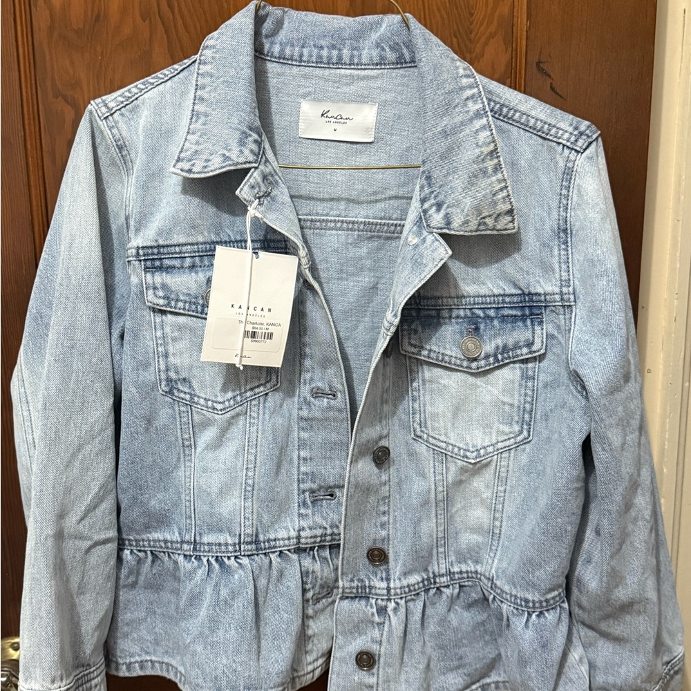 KanCan Light Wash Denim Jacket